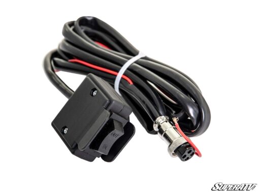 SuperATV Black Ops 3500 LB Winch Kit For UTV/ATV | Waterproof Seals And Solenoid | 12 Volt Winch | 1.2 HP Motor | 166:1 Gear Ratio - Image 3