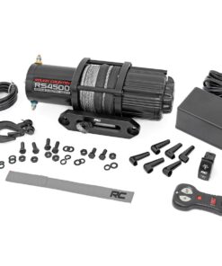 Rough Country 4,500LB UTV Electric Winch | 1.4HP | Synthetic Rope - RS4500SA