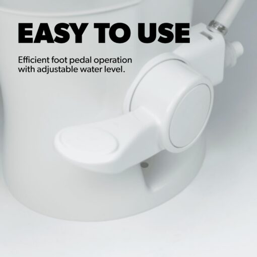 Dometic 302300071 300 Series Standard Height Toilet, White - Image 6