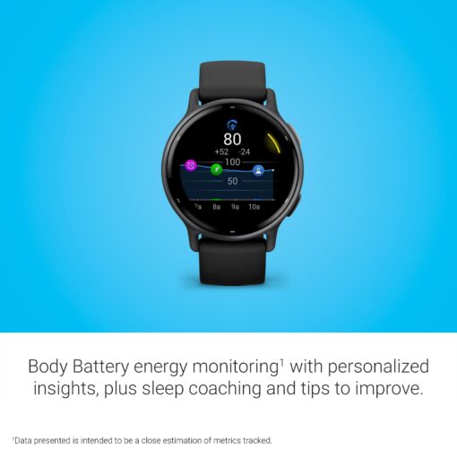 Garmin vívoactive 5, Health and Fitness GPS Smartwatch, AMOLED Display, Up to 11 Days of Battery, Black - Image 4