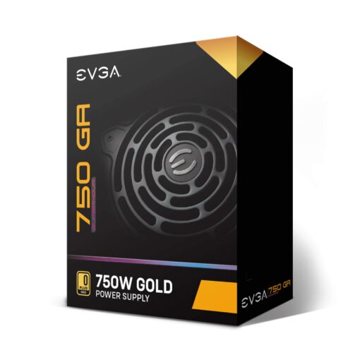 EVGA 220-GA-0750-X1 Super Nova 750 Ga, 80 Plus Gold 750W, Fully Modular, ECO Mode with Dbb Fan, 10 Year Warranty, Compact 150mm Size, Power Supply - Image 2