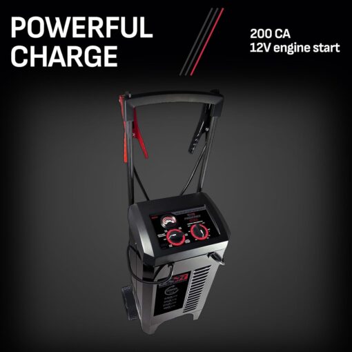 Schumacher Electric DSR ProSeries 12V / 24V Battery Charger - Heavy Duty 200A Manual Battery Charger & Jump Starter - Car, Truck & SUV Compatible - 135-Minute Timer & Amperage Control - DSR140 - Image 8