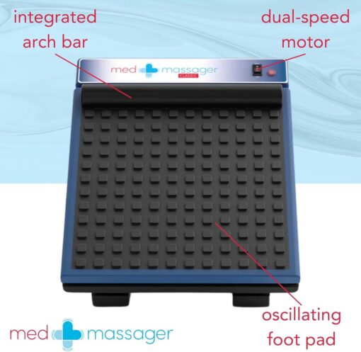 MedMassager Foot Massager Classic | Deep Tissue Massage Therapy, at-Home Massager, Dual Speed, Portable & Compact, Fast Relief from Neuropathy, Improves Blood Circulation - Image 6