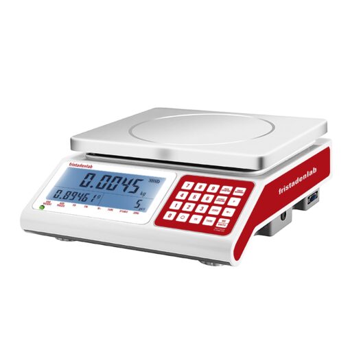 Fristaden Lab Counting Scale | 30 kg x 0.5 g | Industrial Counting Scale for Small Parts | USA Company | Units: g, lbs, oz, kg