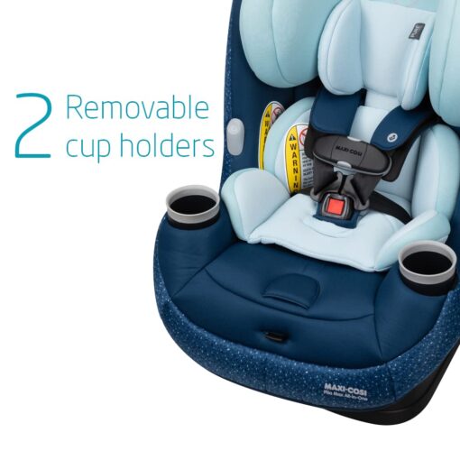Maxi-Cosi Pria Max All-in-One Convertible Car Seat, Rear Facing Car Seat (4-40 lbs), Forward Facing Car Seat (22-65 lbs), High Back Booster Seat (40-100 lbs), Pure COSI, Tetra Blue - Image 6
