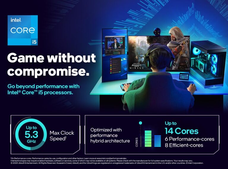 Intel® CoreTM i5-14600K New Gaming Desktop Processor 14 (6 P-cores + 8 E-cores) with Integrated Graphics - Unlocked - Image 4