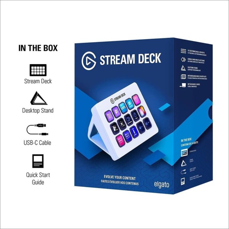 Elgato Stream Deck MK.2 White – Studio Controller, 15 macro keys, trigger actions in apps and software like OBS, Twitch, ​YouTube and more, works with Mac and PC - Image 2