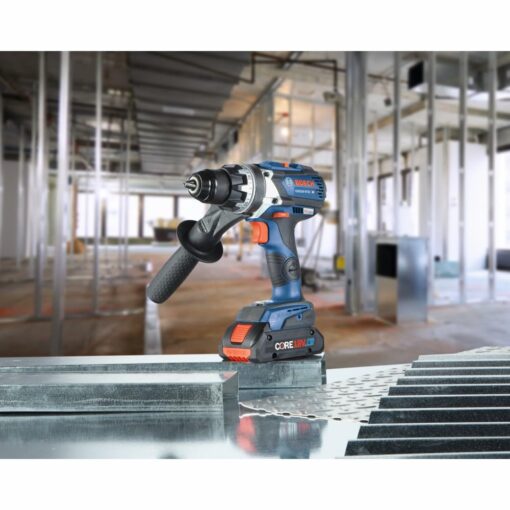 BOSCH GSR18V-975CB25 18V Brushless Connected-Ready 1/2 In. Drill/Driver Kit with (2) CORE18V 4 Ah Advanced Power Batteries - Image 4