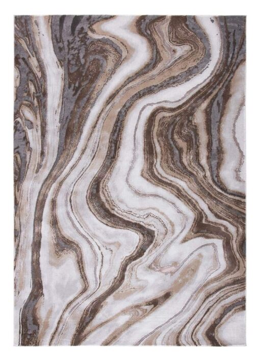 SAFAVIEH Craft Collection Area Rug - 9' x 12', Gold & Grey, Modern Abstract Design, Non-Shedding & Easy Care, Ideal for High Traffic Areas in Living Room, Bedroom (CFT819D)