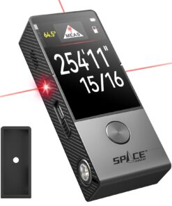 MILESEEY Laser Measuring Tool, 330Ft Laser Measurement Tool with Touchscreen Control, ±2mm Accuracy Laser Tape Measure with Laser Alignment, M/in/Ft Unit Switching, P2P, Real-time Data Sync