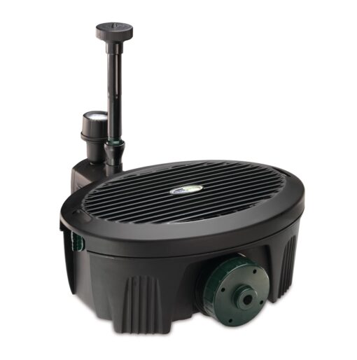 Pennington Aquagarden , Inpond 5 in 1, Pond & Water Pump, Filter, UV Clarifier, LED Spotlight and Fountain , All in One solution for a Clean, Clear and Beautiful pond , For Ponds up to 200 Gallons