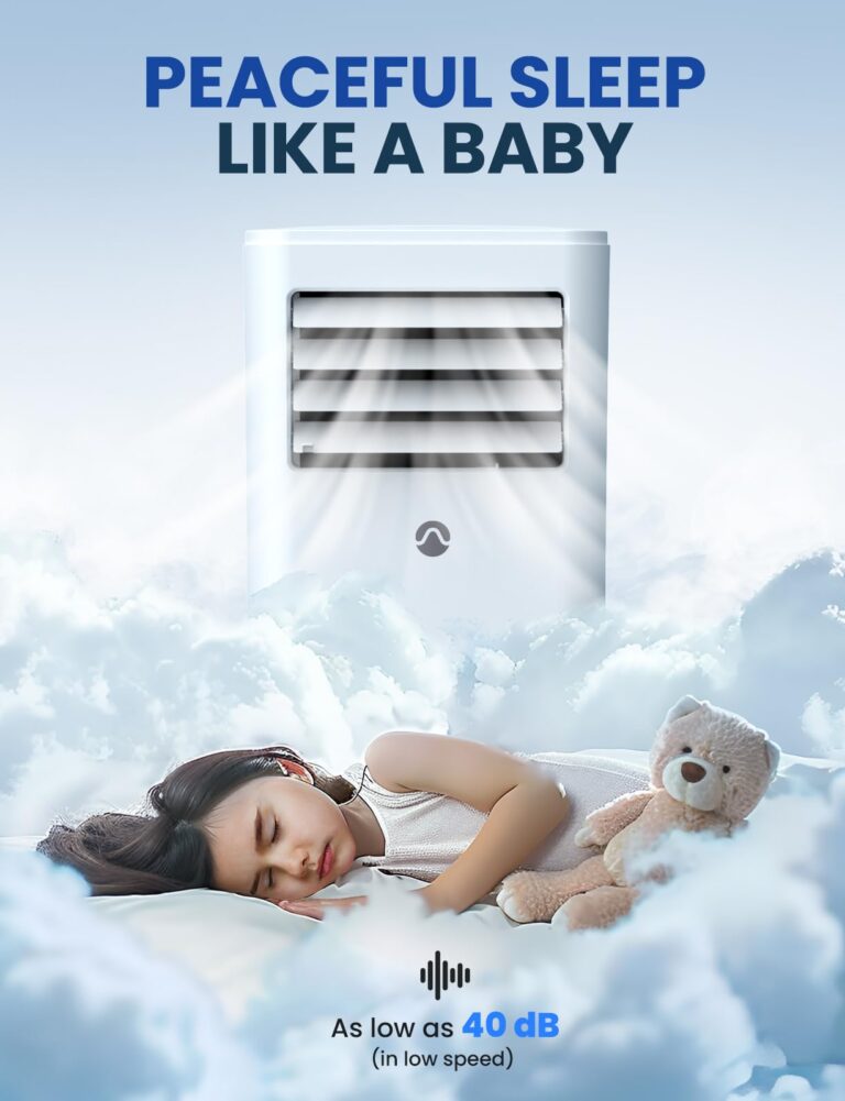Portable Air Conditioners, 10000 BTU Air Conditioner Portable for Room up to 450 Sq. Ft., 3-in-1 Portable AC Unit with Digital Display, Remote Control, Window Installation Kit, 24H Timer, Sleep Mode - Image 5