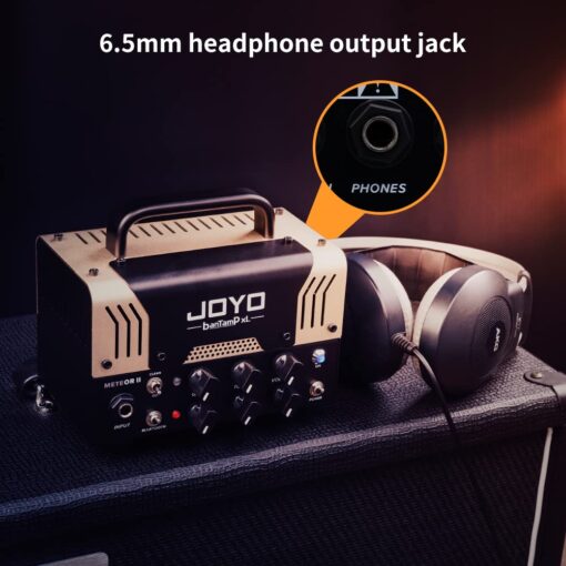 JOYO Meteor II BanTamp XL Series Mini Amp Head 20 Watt Preamp 2 Channel Hybrid Tube Guitar Amplifier Head for Electric Guitar with Bluetooth - Image 4
