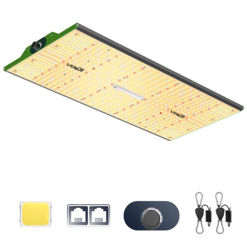VIPARSPECTRA P2000 LED Grow Lights for Seed Starting Vegetables Bloom, 250 Watt Dimmable Plant Light Dimming Daisy Chain Grow Lights for Indoor Plants Full Spectrum in 4x2/3x3 Grow Tent - Image 8