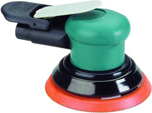 Dynabrade (59020) Dynorbital-Spirit 5" (127 mm) Diameter Random Orbital Sander, Non-Vacuum | 3/16" (5 mm) Diameter Orbit | 12000 RPM Pneumatic Motor