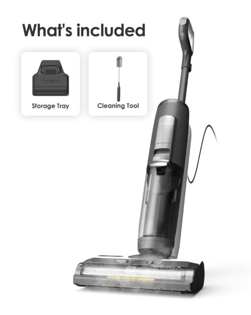 Tineco iFLOOR 5 Steam Corded Wet Dry Vacuum All-in-one, Steam Mop Hardwood Floor Cleaner Great for Sticky Messes, 248℉ High-temp Steam, Self-cleaning with steam - Image 2