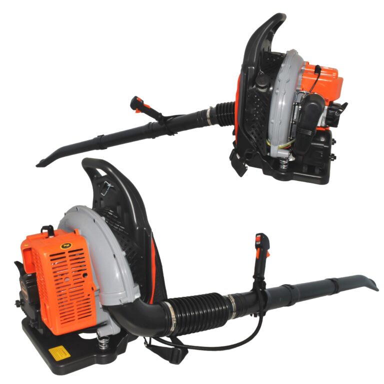 Gas Leaf Blower, 3.6HP 2 Stroke Backpack Gas Blower, 665CFM High-Velocity Airflow, Grass Lawn Blow， Air Cooling Gasoline Backpack Grass Blower, Snow Blow for Efficient Lawn (72CC Orange) - Image 2