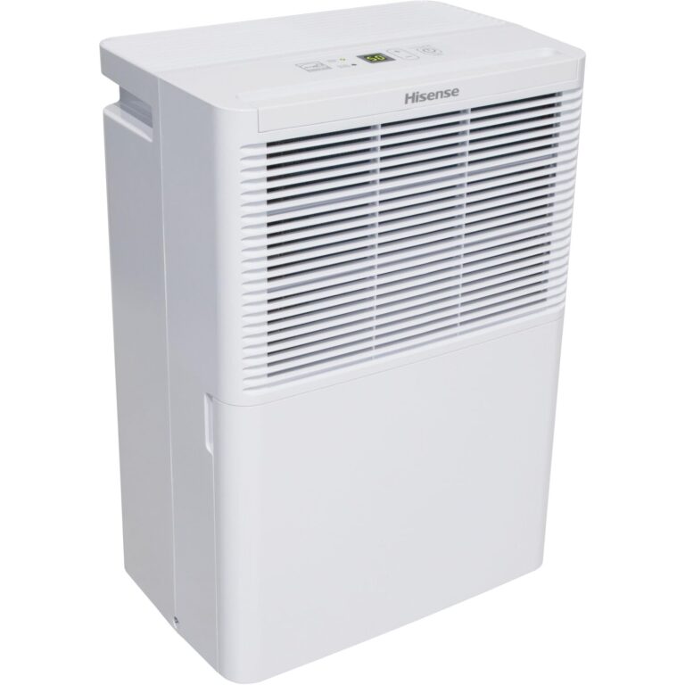 Hisense Energy Star 25-Pint Portable Dehumidifier with Auto-Shutoff, Home Dehumidifier and Moisture Absorber For Basement, Garage, Living Room in White