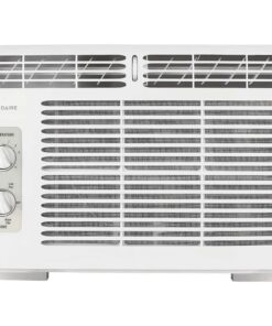 Frigidaire FFRA051WAE Window-Mounted Room Air Conditioner, 5,000 BTU with Temperature Control and Easy-to-Clean Washable Filter, in White