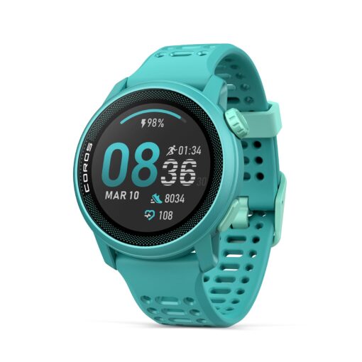 COROS PACE 3 GPS Sport Watch –Lightweight, Comfortable Running Watch, 17-Day Battery Life, Accurate GPS, Heart Rate Monitor, Navigation, Sleep Tracking, Training Plan, Run, Bike, and Ski-Green Silicon
