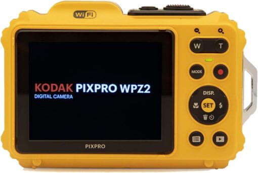Kodak PIXPRO WPZ2 Rugged Waterproof Shockproof Digital Camera 16MP 4X Optical Zoom 1080P Full HD Video, 2.7 LCD (Yellow), 32GB SD Card, Black Compact Camera Case, Floating Strap, Bundle (7 Items) - Image 5