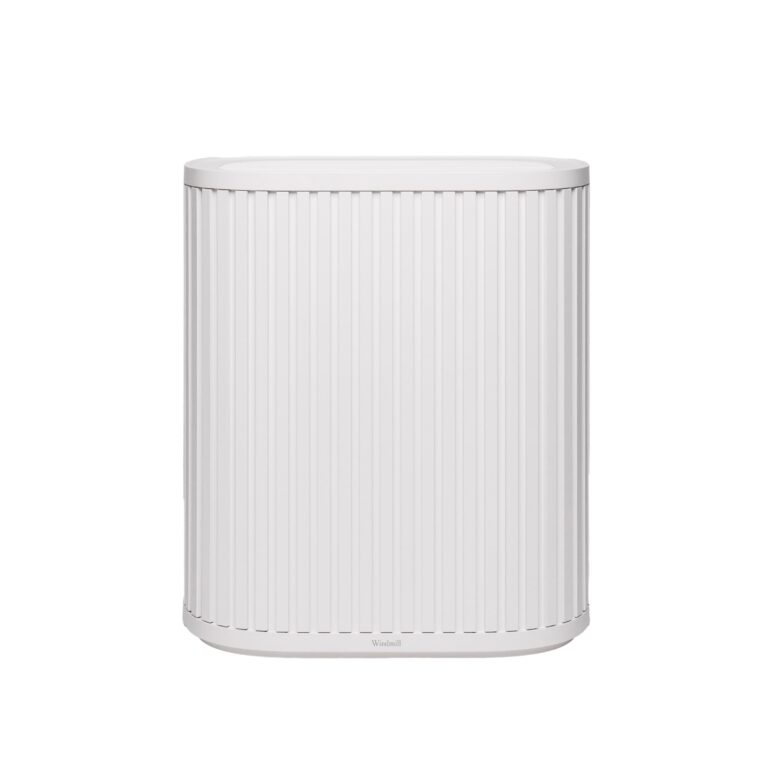 Windmill Air Purifier for Home - 3-In-1 Filtration for Smoke & More - True HEPA Filter, Activated Carbon, & Pre-Filter - Covers Up To 1950 sq ft - Ultra-Quiet - App Compatible - White