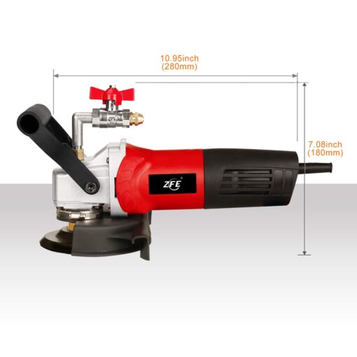 ZFE 800W/110V Variable Speed 4'' Wet Polisher / Grinder & Granite Diamond Polishing Pads Concrete Polisher Stone Polisher for Granite/Marble/Concrete/Stones - Image 5