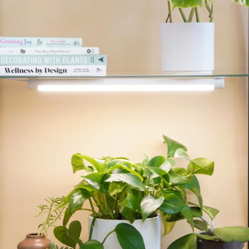 Soltech Solutions Grove™ LED Grow Light - Under-Cabinet/Shelving or Wall Mounted LED bar Light for Indoor houseplants and Herbs - Touch Control Power and dimming (White) - Image 5