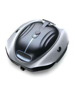 Bubot 300P Robotic Pool Cleaner, Cordless Pool Vacuum with Industry Leading Suction Power, Bluehole Tech, DirtLock Tech, Smart Sensor, Self-Parking for Above-Ground Flat Pools up to 850 Sq.Ft, Silver