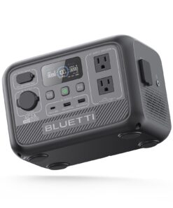 BLUETTI AC2A Portable Power Station, 204Wh LiFePO4 Battery Backup w/ 2 300W (600W Power Lifting) AC Outlets, Recharge from 0-80% in 45 Min., Solar Generator for Camping (Solar Panel Optional)