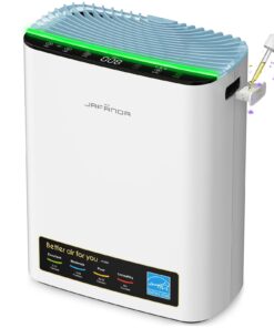 Jafända HEPA Air Purifier for Bedroom, Allergen Air Cleaners for Home Large Room up to 1226ft², Mold Air Purifiers for Home, True HEPA Air Filter Removes 99.97% Pet Dander/Hair, Pollen Dust Smoke&VOCs
