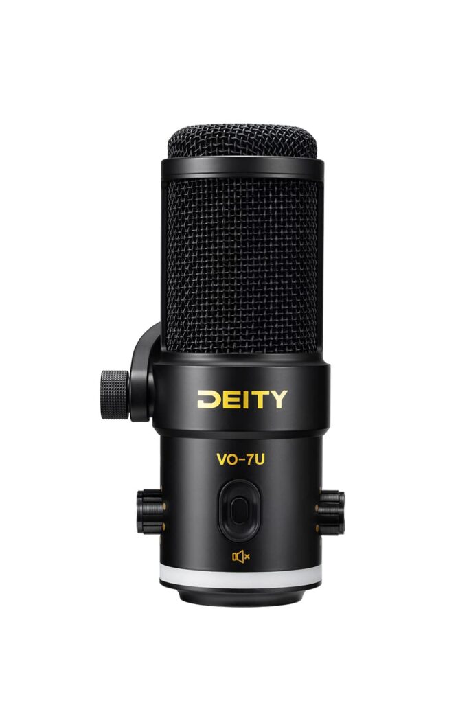 Deity VO-7U Boom Arm Kit USB Dynamic Podcast Microphone with RGB Lights for Game Podcast Stream YouTube (Black) - Image 4