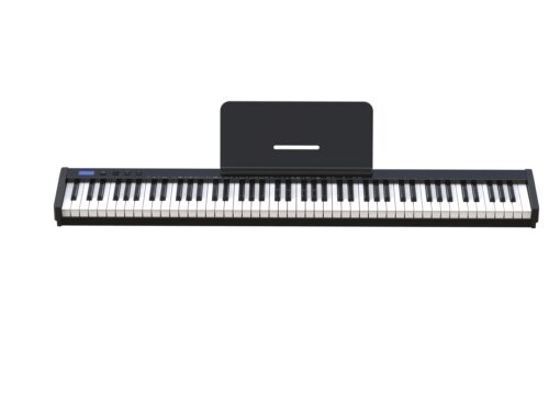 NikoMaku Piano Keyboard 88 Keys Semi-weighted Compact Portable Digital Piano Set for Beginners with Stand, Carrying Case, Sustain Pedal, Headphones, SWAN-S Black - Image 2