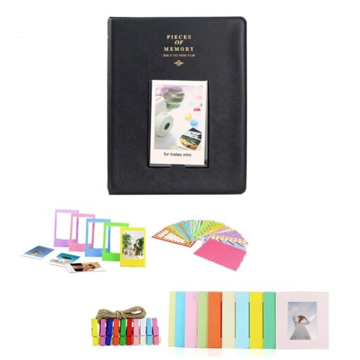 Fujifilm INSTAX Mini Link 3 Smartphone Printer | Rose Pink Bundled with INSTAX Mini Instant Film | 20 Exposures + Instax Mini Album, Borders, Stickers & Clips + Microfiber Cleaning Cloth (4 Items) - Image 3