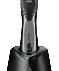 Andis 79160 Supra ZR II Cordless Rechargeable Hair & Beard Trimmer, Detachable Blade Clipper, Lithium-Ion Powerful Battery, Black