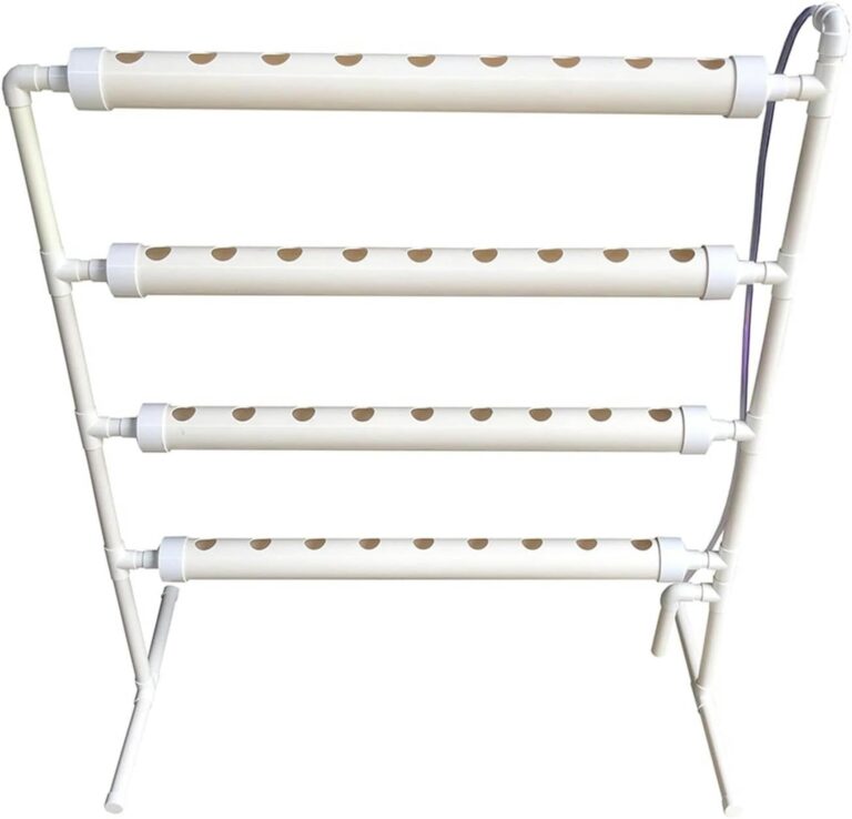 XENITE Hydroponics Growing System Hydroponic Grow Kit, 36 Holes Pipe Grow Kit Indoor Greenhouse Planting Box Gardening System Nursery Pot Hydroponic Rack Hydroponic Tower - Image 3