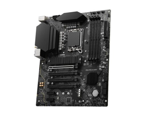 MSI PRO Z790-VC WiFi ProSeries Motherboard (Support 14th/13th/12th Gen Intel Processors, LGA 1700, DDR5, PCIe 5.0, M.2 Slots, 2.5Gbps LAN, USB 3.2 Gen2, HDMI/DP, Wi-Fi 7, Bluetooth 5.4, ATX) - Image 4