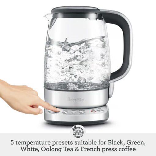 Breville BKE830XL IQ Kettle Pure Water Heater, 57 oz, Brushed Stainless Steel - Image 3