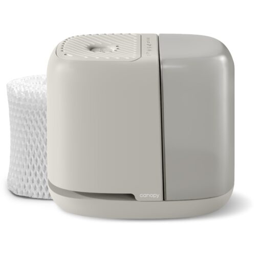 Canopy Bedside Humidifier 2.0, Moonstruck, 36 HR Run Time, 2.5L Capacity - Reading Light & White Noise - Alleviate Symptoms of Allergies, Cold, Dry Skin - Humidifier, Filter, Power Cord & Adapter