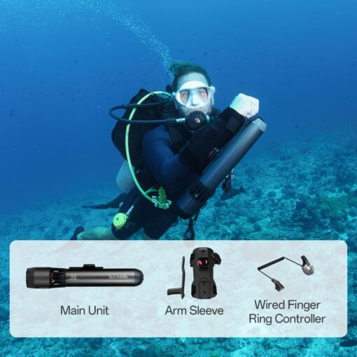 Subnado Underwater Scooter of 1PCS Main Unit, Water Scooter for Adults and Kids, Underwater Scooter for Pool, Diving Snorkeling Sea Scooter Multiple - Image 5
