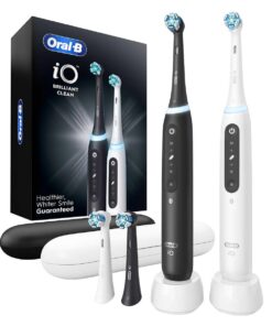 Oral-B iO 5 Brilliant Clean Electric Toothbrush, 2 Pack