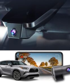 Fitcamx Front 4K+Rear 1080P Dash Cam for 2020-2025 Toyota Highlander LE Limited L XLE XSE Platinum (Gen4/UX70), OEM Look, Dual HD Video, WiFi & APP, Loop Recording, G-Sensor, Easy to Set, 128GB Card