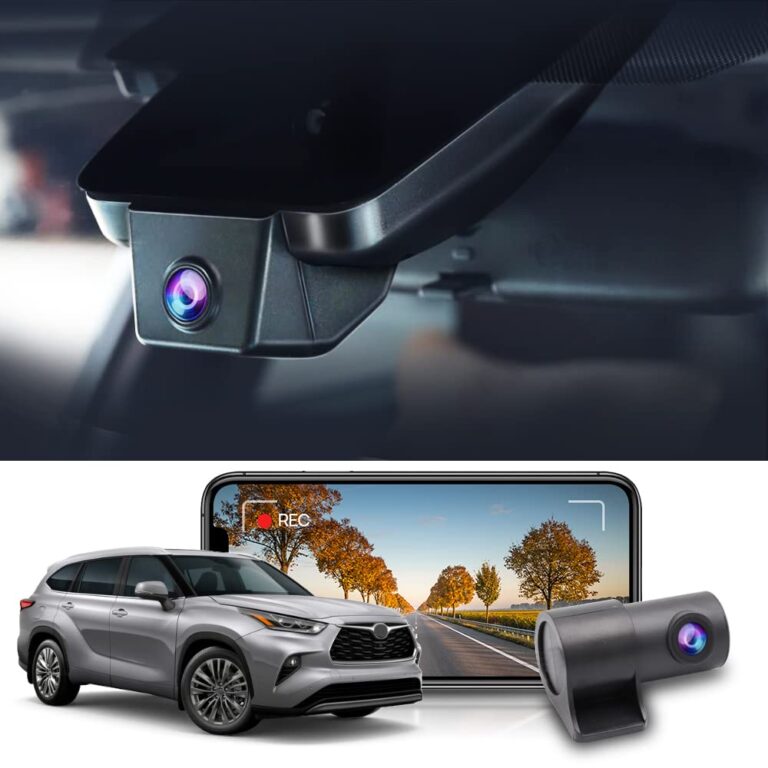 Fitcamx Front 4K+Rear 1080P Dash Cam for 2020-2025 Toyota Highlander LE Limited L XLE XSE Platinum (Gen4/UX70), OEM Look, Dual HD Video, WiFi & APP, Loop Recording, G-Sensor, Easy to Set, 128GB Card