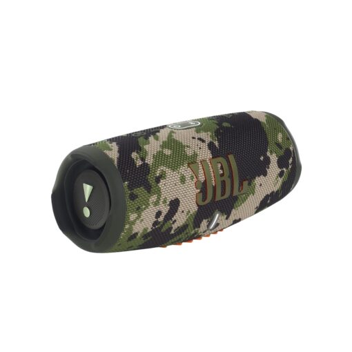 JBL Charge 5 Waterproof Portable Speaker with Built in Powerbank and gSport Carbon Fiber Case (Green Camo) - Image 6