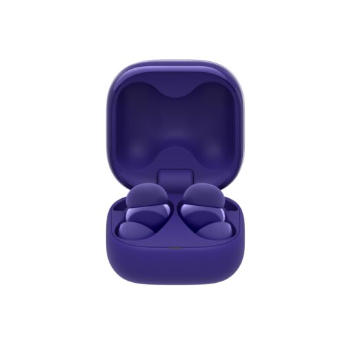 Sony LinkBuds Fit x Olivia Rodrigo Truly Wireless Noise Canceling Earbud Headphones Small & Light with Newly Developed Air Fitting Supporters, Violet (Limited Edition) - Image 6