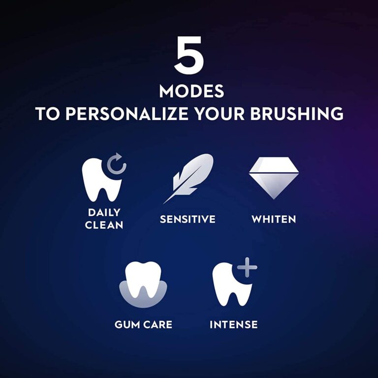 Oral-B iO Series 7 Electric Toothbrush With 4 Brush Heads, Black Onyx - Image 4