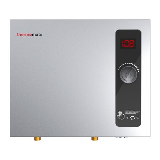Tankless Water Heater Electric, thermomate 14kW at 240 Volt, On Demand Instant Hot Water Heater for Shower, Self-Modulating Save Energy, Save Space, 2.66GPM at 35°F Rise ET140