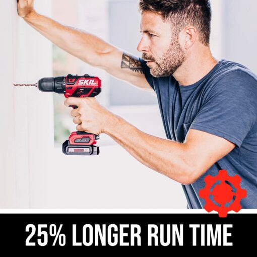 SKIL 5-Tool ComboKit: PWRCore 12 Brushless 12V Drill Driver, Impact Driver, Oscillating MultiTool, Area Light and Bluetooth Speaker, Includes Two 2.0Ah Lithium Batteries and PWRJump Charger - CB736801 - Image 15