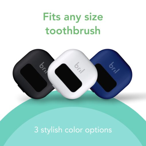 Bril UV-C Toothbrush Cleaner, Portable Cover, Magnetic Holder, and Travel Case for Any Size Toothbrush, White, Black, Navy (8 Pack) - Image 5