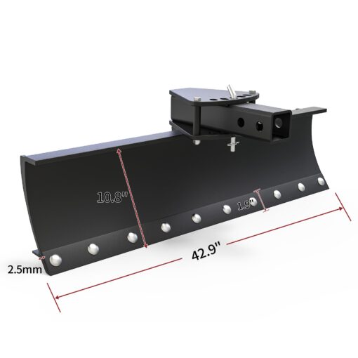 YITAMOTOR ATV/UTV Scrape Blade Implement 42" Tow Behind Box Scraper 2" Inside Diameter Fits ATV/UTV Manual Implement Lift - Image 6
